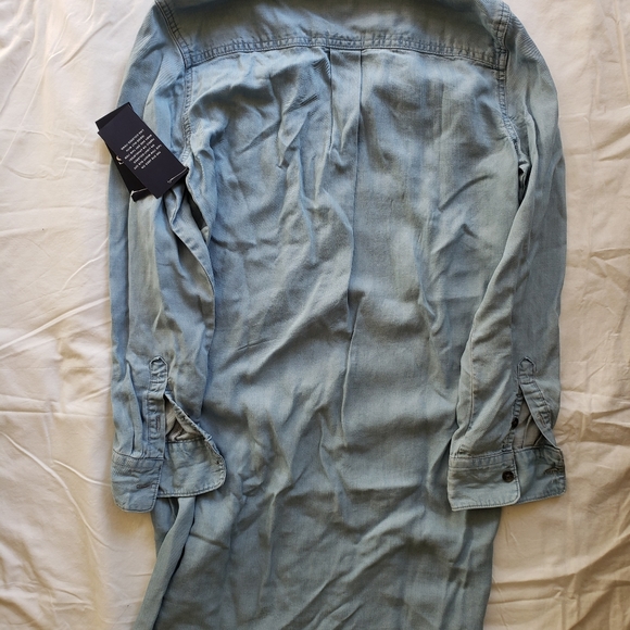 Women's Chambray Shirt Dress, size PS - Picture 2 of 3